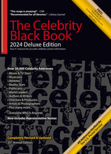 Load image into Gallery viewer, The Celebrity Black Book 2024 (Deluxe Edition): Over 50,000+ Verified Celebrity Addresses